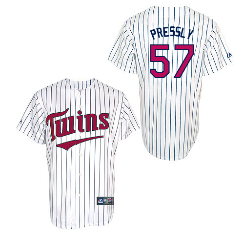 Ryan Pressly #57 MLB Jersey-Minnesota Twins Men's Authentic 2014 ALL Star Alternate 3 White Cool Base Baseball Jersey